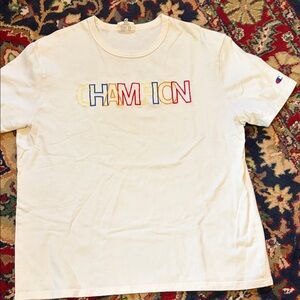 Champion Men's Tee with Multicolor Logo